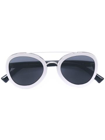 Valentino Eyewear Valentino Garavani Aviator Sunglasses - Metallic