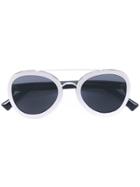 Valentino Eyewear Valentino Garavani Aviator Sunglasses - Metallic