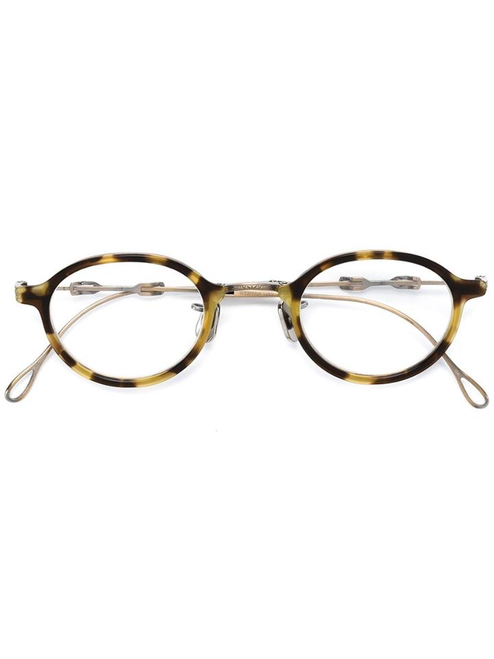 Eyevan7285 Round Frame Glasses - Brown