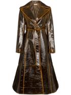 Rejina Pyo Flared Tie-waist Midi Coat - Brown
