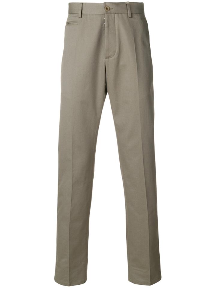 Maison Margiela Tailored Fitted Trousers - Green