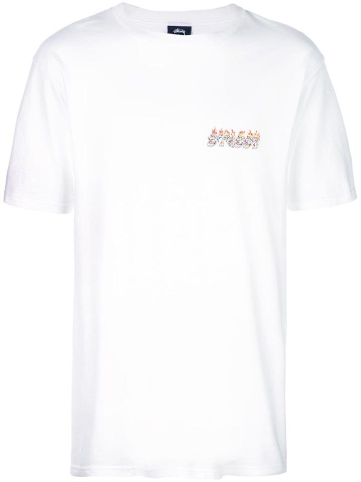 Stussy Pool Dragon T-shirt - White