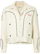 Fake Alpha Vintage 1950s Western Jacket - White