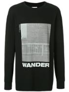 Song For The Mute Wander Tower Sweatshirt - Black