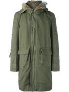 Ermanno Scervino Hooded Mid Coat - Green