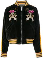 As65 Velvet Embroidered Jacket - Green
