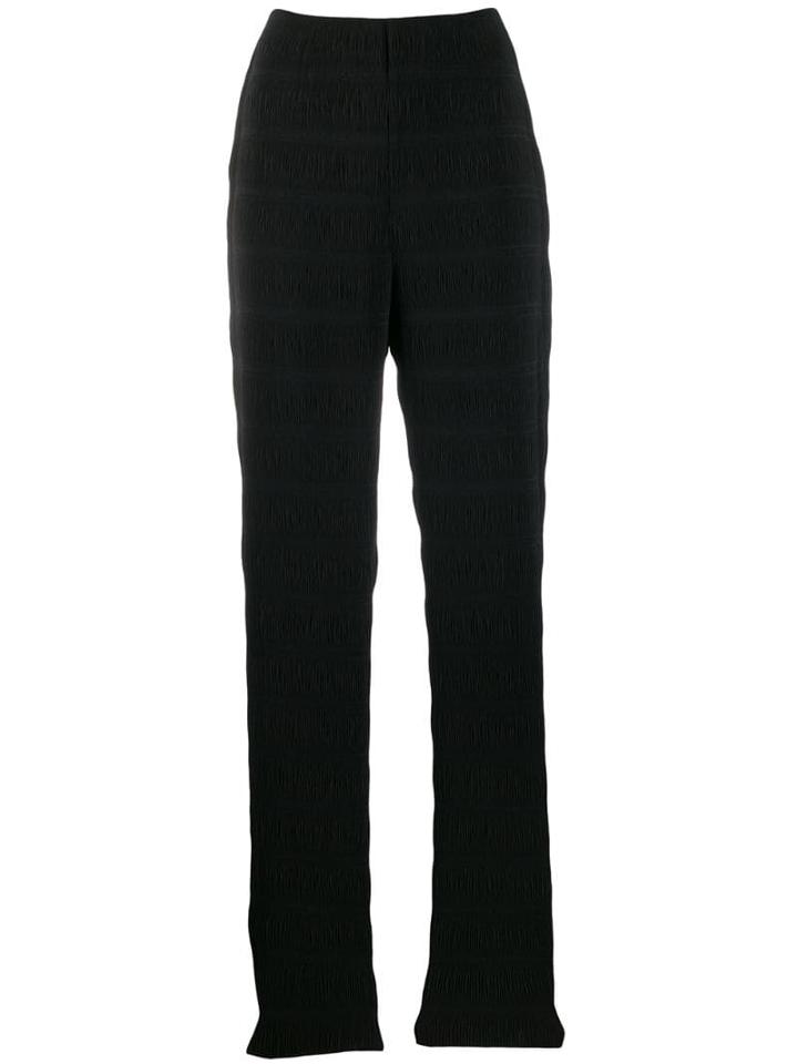 Toteme Slim-fit Pleated Trousers - Black