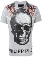 Philipp Plein Clearwater T-shirt, Men's, Size: Xl, Grey, Cotton/polyester