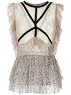 Olympiah - Lace Top - Women - Polyamide - 42, Nude/neutrals, Polyamide