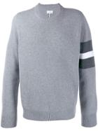 Maison Margiela Sweater With Stripe Detail - Grey