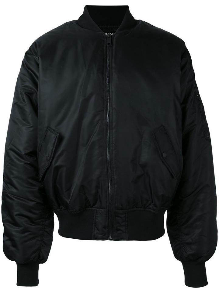 Hood By Air - Satin Bomber Jacket - Men - Nylon/polyester/cupro - S, Black, Nylon/polyester/cupro