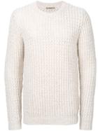 Nuur Textured Knit Jumper - White