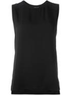 Theory Round Neck Panelled Top