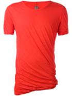 Rick Owens Double T-shirt, Men's, Size: Large, Red, Cotton