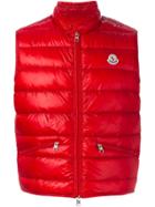 Moncler Classic Padded Gilet - Red