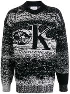Calvin Klein Jeans Est. 1978 Monochrome Knit Sweater - Black