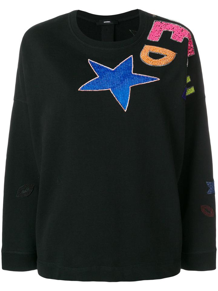 Diesel F-gertrude-r Sweater - Black
