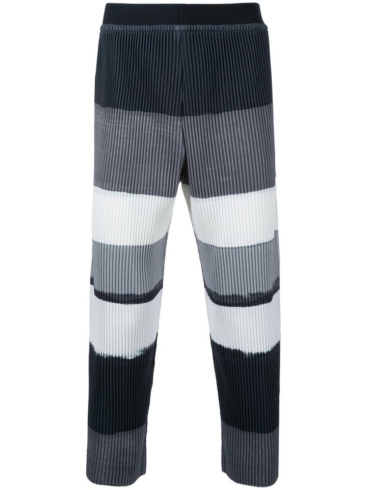 Homme Plissé Issey Miyake - Pleated Pants - Men - Polyester - 1, Grey, Polyester