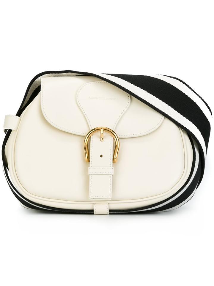 Alexander Mcqueen Maxi Buckle Shoulder Bag, Women's, Black