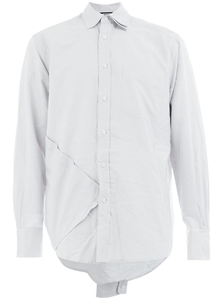 Moohong Double Collar Shirt - Grey