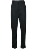 Rundholz - Drop-crotch Skinny Trousers - Women - Virgin Wool - S, Black, Virgin Wool