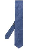 Corneliani Zigzag Pattern Tie - Blue