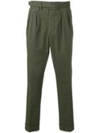 Lardini Verde Pleated Trousers - Green