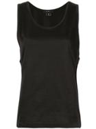 Gucci Pre-owned Dropped Armholes Sleeveless Tank - Black