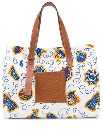 Loewe Loewe X Paula's Ibiza Tote - White