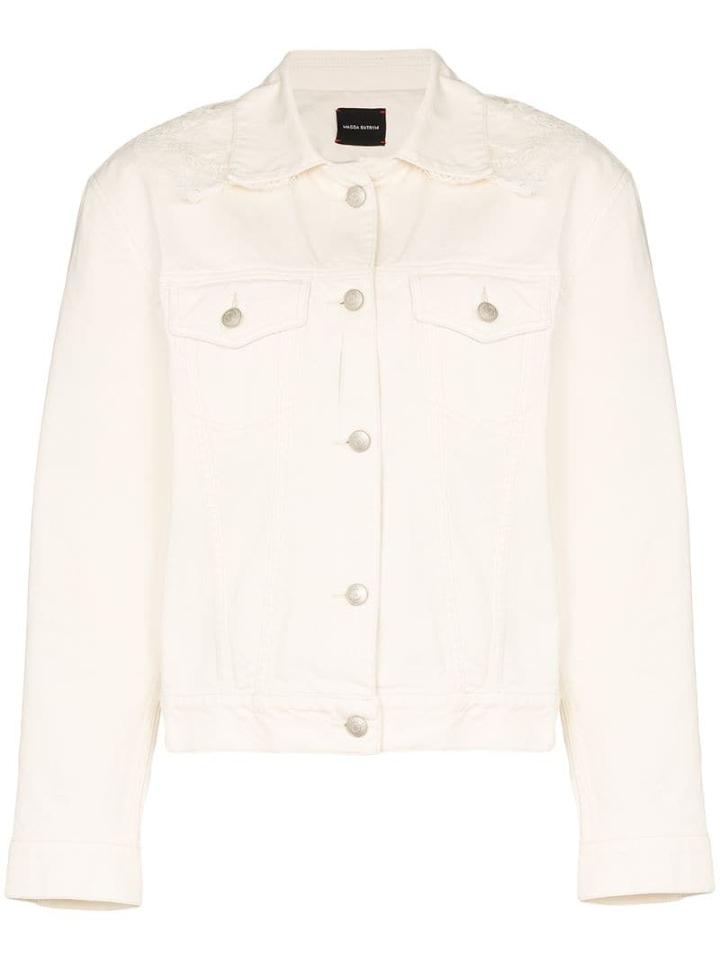 Magda Butrym Mayville Denim Jacket - White