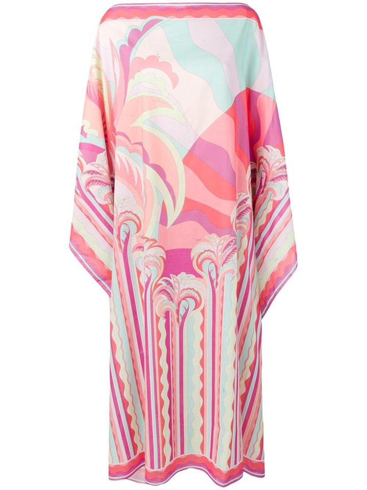 Emilio Pucci Long Beach Kaftan - Pink
