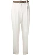 Peserico Relaxed Fit Trousers - Neutrals
