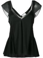 3.1 Phillip Lim V-neck Top - Black