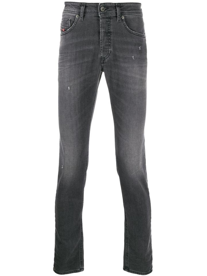 Diesel Sleenker Skinny Jeans - Grey