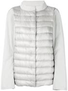 Herno Lightweight Down Jacket, Women's, Size: 44, Grey, Cotton/polyamide/polyester/goose Down