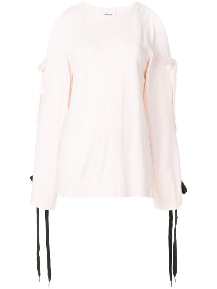 Dondup Cold Shoulder T-shirt - Pink & Purple