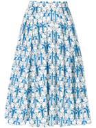 Prada Panty Print Skirt - Blue