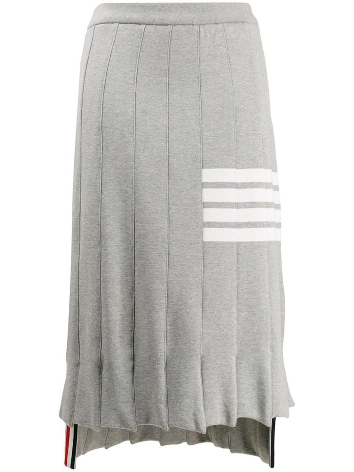 Thom Browne 4-bar Trompe L'oil Skirt - Grey