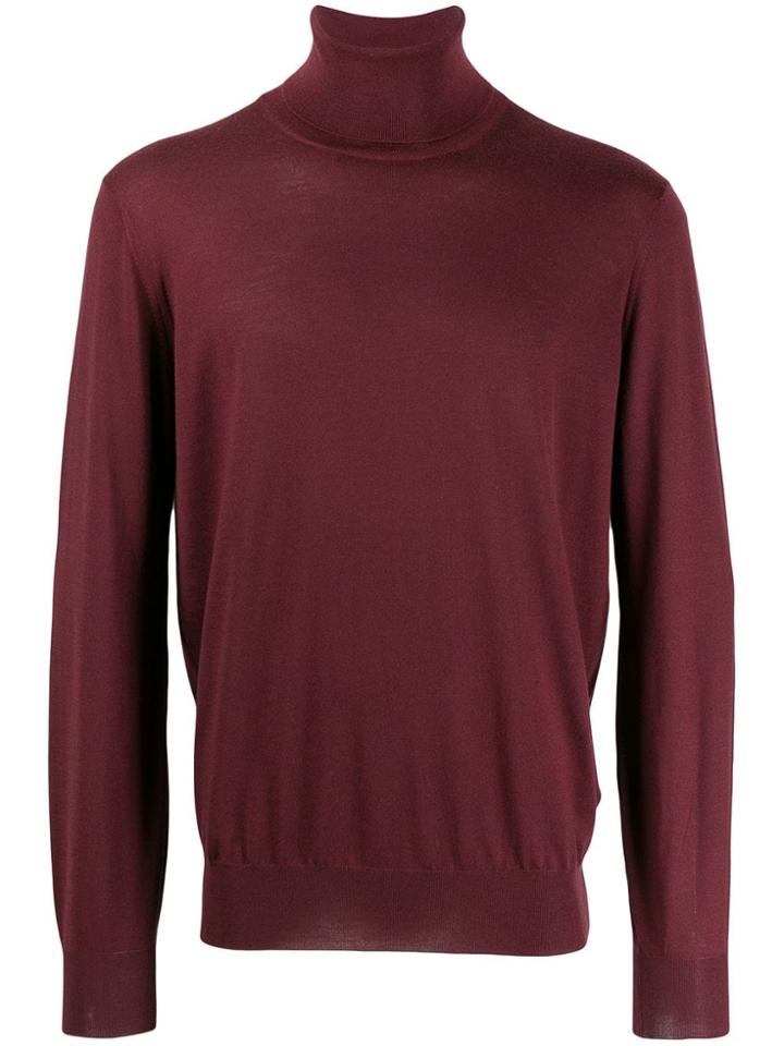 Brunello Cucinelli Turtleneck Jumper - Red