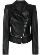 Philipp Plein Bonnif Frazier Leather Jacket - Black