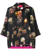 F.r.s For Restless Sleepers Sealife Print Blouse - Black