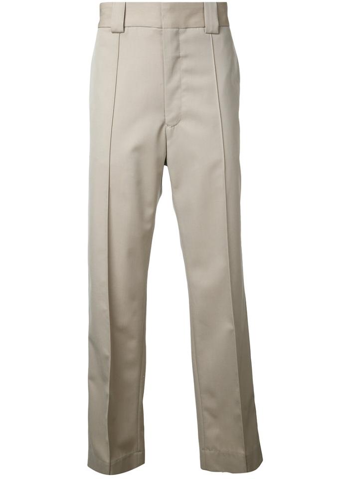 H Beauty & Youth Front Crease Trousers, Men's, Size: Small, Nude/neutrals, Wool