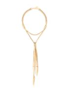 Prada Twisted Chain Necklace - Metallic