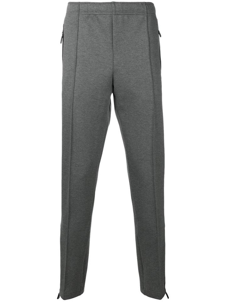 Moncler Grenoble Front Seam Track Pants - Grey