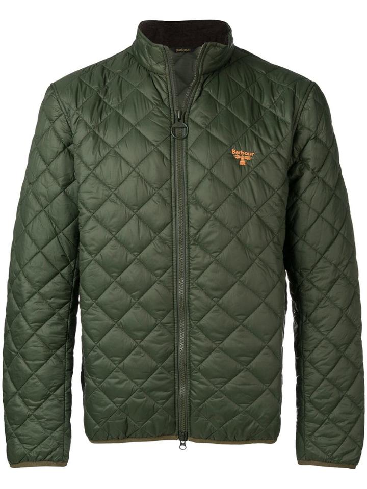 Barbour Zipped Quilted Jacket - Green