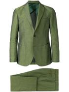 Doppiaa Classic Single-breasted Suit - Green