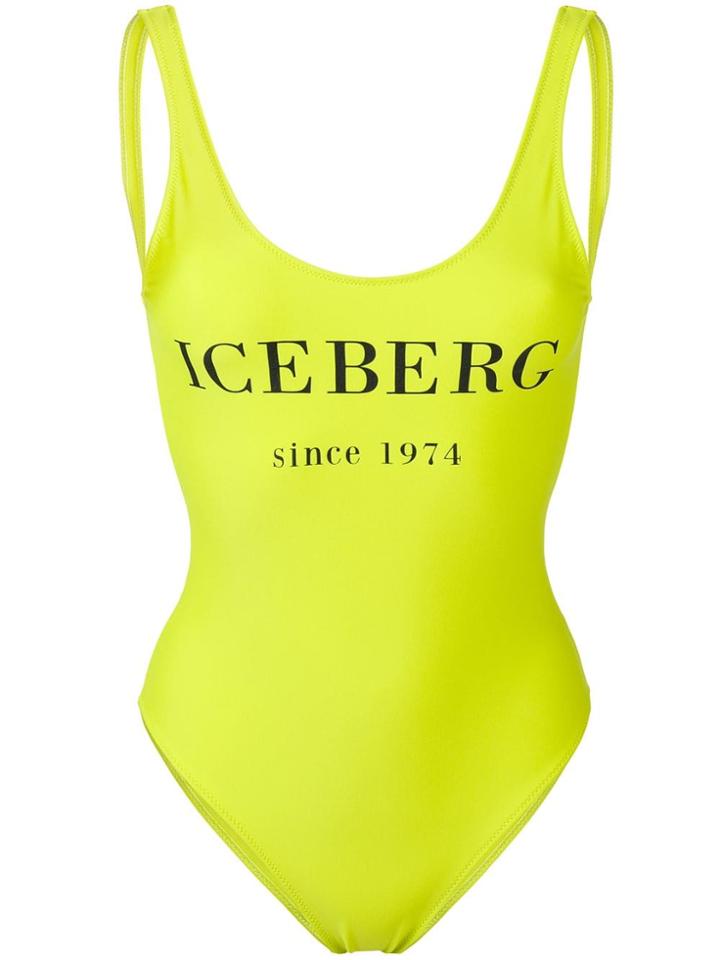 Iceberg Logo One-piece - Green
