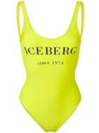 Iceberg Logo One-piece - Green