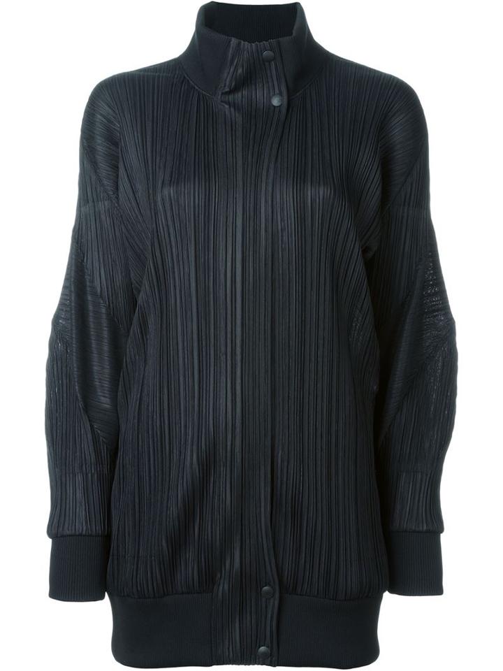 Pleats Please By Issey Miyake Pleated Oversized Jacket