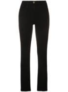 Frame Slim-fit Cropped Jeans - Black